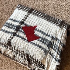 Plaid Minnesota Blanket Scarf